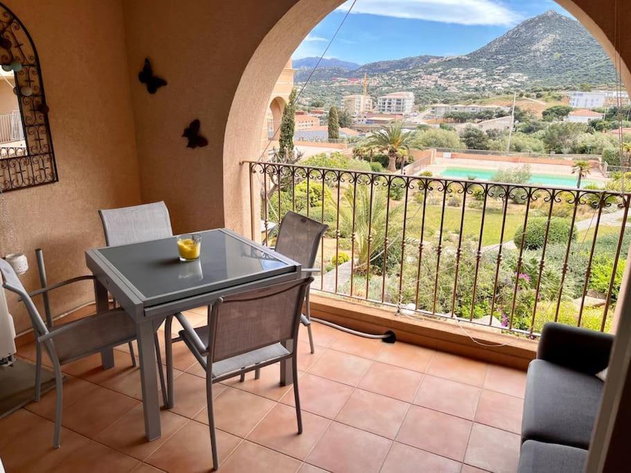 Joli Studio Tout Confort Proche Toutes Commodites Dans Residence Calme L'Ile-Rousse  Bagian luar foto